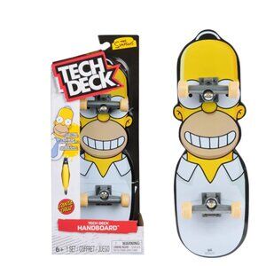TECH DECK HANDBOARD SIMPSONS HOMER SANTA CRUZ **NEW**
